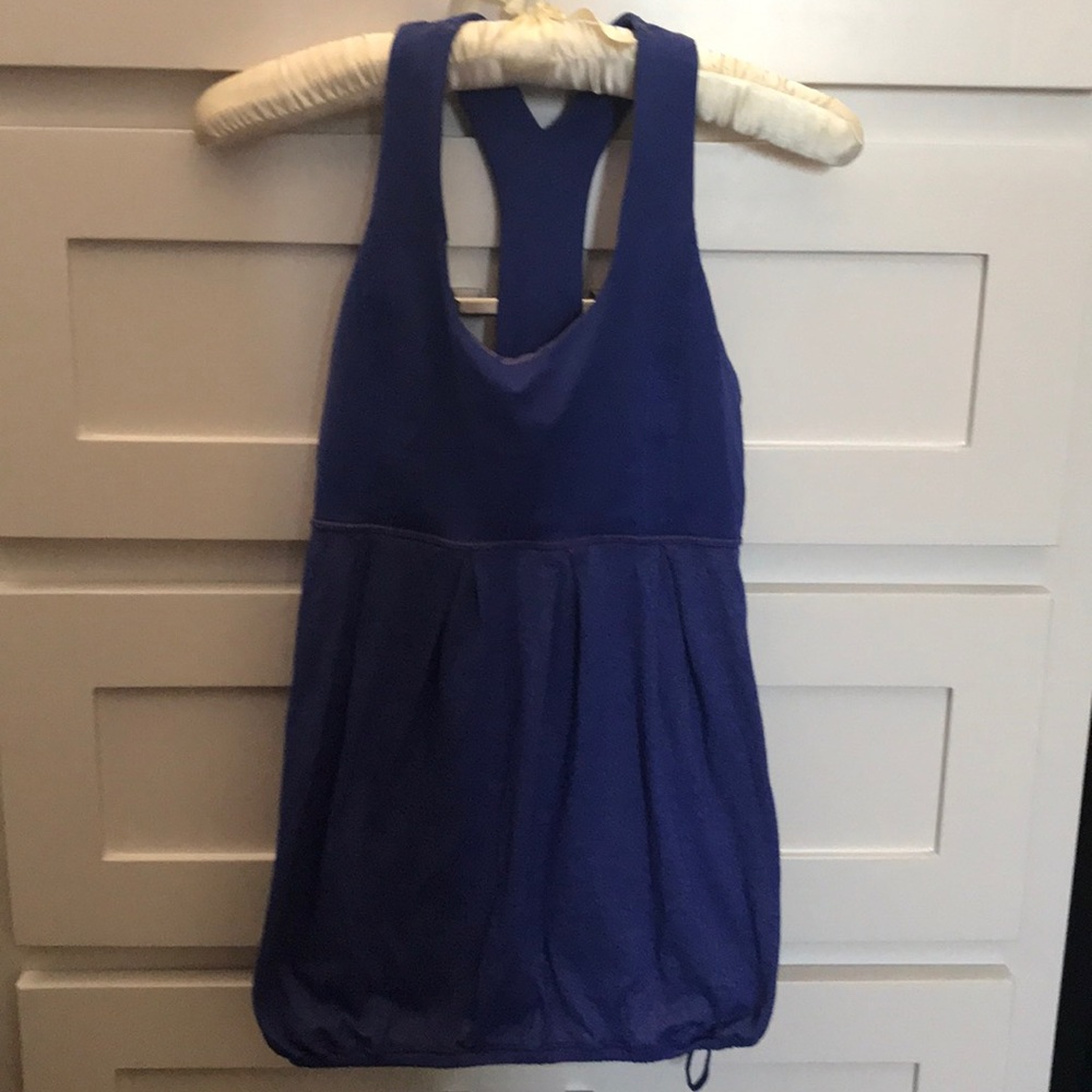 Lululemmon workout top with built in bra.  Size 4